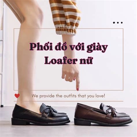 cách phối giày loafer.